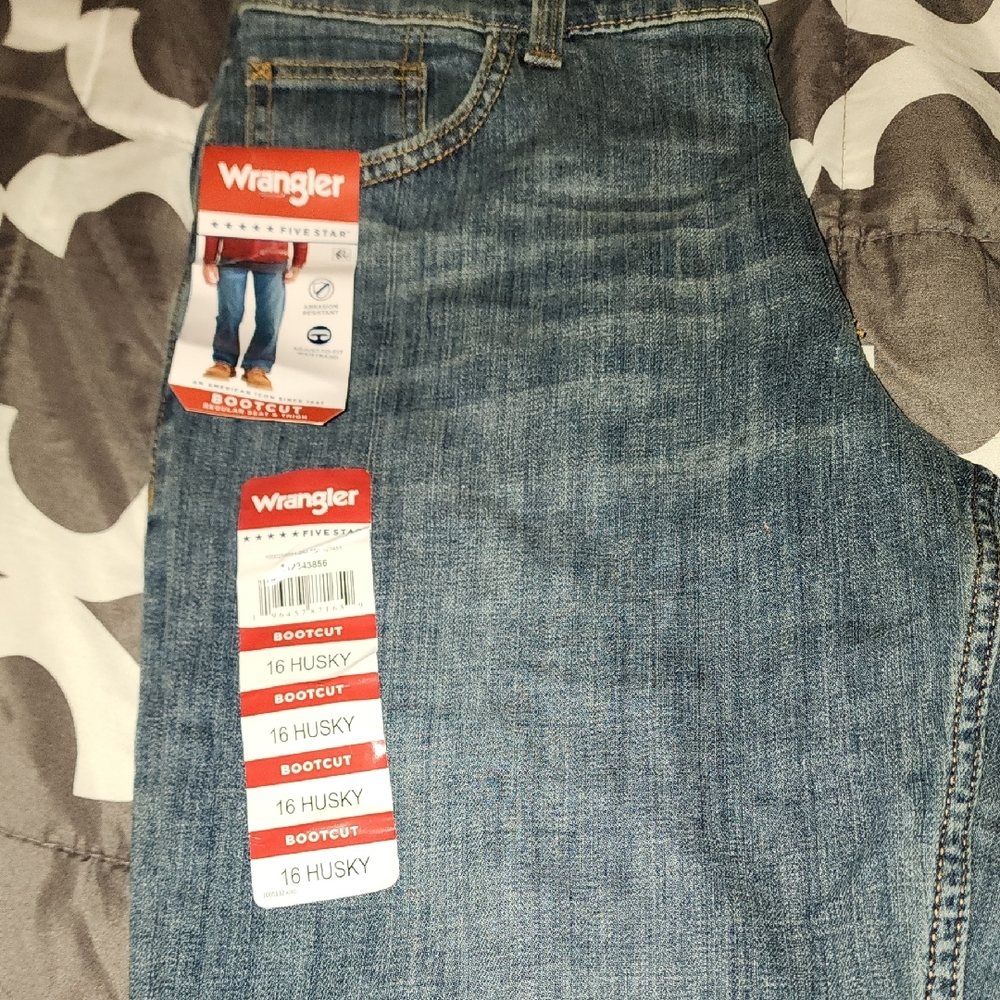 Wrangler Boys Classic Blue Boot Cut Jeans